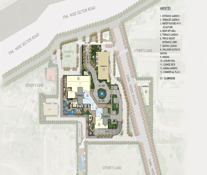 Twin Tower Floor plan